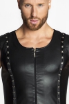 Veste sans Manches Noir Handmade Stronger Hard Veste sans Manches Noir Handmade Stronger Hard