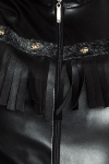 Veste sans Manches en Faux Cuir Noir Handmade Stronger Rawhide Veste sans Manches en Faux Cuir Noir Handmade Stronger Rawhide