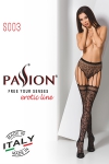 Collants Blancs  Multiples Jarretelles pour Sissy