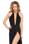 Robe Noire Longue Fendue pour Travestie Robe Noire Longue Fendue pour Travestie