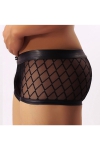 Boxer Noir Tansparent Motif Quadrillé Boxer Noir Tansparent Motif Quadrillé