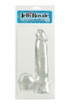 Gode Ventouse Transparent en Jelly 18,5 cm Gode Ventouse Transparent en Jelly 18,5 cm