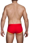 Slip Shorty Rouge et Jaune Macho MS089 Slip Shorty Rouge et Jaune Macho MS089