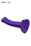 Gode à Mémoire de Forme 19 cm Strap-On-Me Dual-Density Violet L Gode à Mémoire de Forme 19 cm Strap-On-Me Dual-Density Violet L