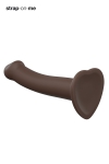 Gode Gay à Mémoire de Forme 19 cm Strap-On-Me Dual-Density Chocolat L Gode Gay à Mémoire de Forme 19 cm Strap-On-Me Dual-Density Chocolat L