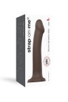Gode Gay à Mémoire de Forme 19 cm Strap-On-Me Dual-Density Chocolat L Gode Gay à Mémoire de Forme 19 cm Strap-On-Me Dual-Density Chocolat L
