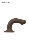 Gode à Mémoire de Forme 18 cm Strap-On-Me Dual-Density Chocolat M Gode à Mémoire de Forme 18 cm Strap-On-Me Dual-Density Chocolat M