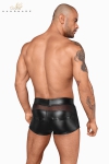 Short Gay Moulant en Wetlook et Filet Noir Handmade Rebellious Short Gay Moulant en Wetlook et Filet Noir Handmade Rebellious