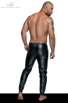 Treggings Homme Moulant en Wetlook Noir Handmade H063 Treggings Homme Moulant en Wetlook Noir Handmade H063