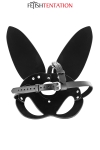 Masque de Lapin R�glable F�tichiste en Simili Cuir Fetish Tentation