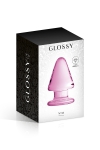 Plug Anal en Verre Rose 9 x 5,5 cm Glossy Toys n 23 Pink