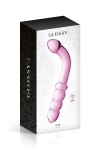 Gode Coudé en Verre Incassable Rose Glossy Toys n° 8 Pink Gode Coudé en Verre Incassable Rose Glossy Toys n° 8 Pink