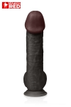 Gode Noir XXL R�aliste � Ventouse 29 x 6,5 cm Captain Red The Super Black