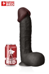 Gode Noir XXL R�aliste � Ventouse 29 x 6,5 cm Captain Red The Super Black