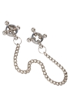 2 Pinces à Tétons 4 Points avec Chaine Calexotics Nipple Grips 4-Point Nipple Press With Chain 2 Pinces à Tétons 4 Points avec Chaine Calexotics Nipple Grips 4-Point Nipple Press With Chain