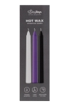 3 Bougies SM Basse Temp�rature 17,5 x 1,7 cm EasyToys Fetish Collection Hot Wax