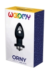 Petit Plug Gay Vibrant Silencieux 8,4 x 3,6 cm Wooomy Orny