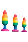 Grand Plug Ventouse LGBTQ+ 13,1 x 3,9 cm Wooomy Hiperloo L