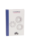 3 Cockrings Extensibles Transparents Litolu 3 Cockrings Extensibles Transparents Litolu