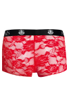 Boxer Gay Passif en Dentelle Rouge Transparente Anas for Men Brave 