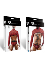 Crop Top Gay Tulle Zébré Rouge et Noir Regnes Crop Top Gay Tulle Zébré Rouge et Noir Regnes