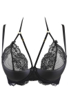 Soutien-Gorge Bustier Noir � Coussinets pour Sissy Axami V-10691