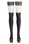 Bas Noirs Opaques Autofixants pour Sissy Cotelli Legwear Bas Noirs Opaques Autofixants pour Sissy Cotelli Legwear
