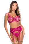 Porte-Jarretelles Rose pour Sissy Axami V-10252
