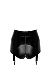 Short à Jarretelles en Vinyle et Wetlook pour Sissy Noir Handmade Glam F325 Short à Jarretelles en Vinyle et Wetlook pour Sissy Noir Handmade Glam F325