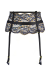 Ceinture Porte-Jarretelles en Tulle Noir pour Sissy Elégante Axami V-10362 Ceinture Porte-Jarretelles en Tulle Noir pour Sissy Elégante Axami V-10362