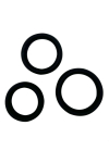 Lot de 3 Cockrings Larges en Silicone Extensible Alive Sensual Pleasure Rings Lot de 3 Cockrings Larges en Silicone Extensible Alive Sensual Pleasure Rings