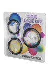 Lot de 3 Cockrings Larges en Silicone Extensible Alive Sensual Pleasure Rings Lot de 3 Cockrings Larges en Silicone Extensible Alive Sensual Pleasure Rings