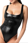 Body String Zippé et Echancré en Wetlook Noir pour Sissy Noir Handmade Elysium F333 Body String Zippé et Echancré en Wetlook Noir pour Sissy Noir Handmade Elysium F333