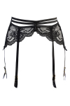 Porte-Jarretelles Sissy en Tulle et Fine Dentelle Noir Axami V-10712 Porte-Jarretelles Sissy en Tulle et Fine Dentelle Noir Axami V-10712