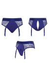 Harnais Lingerie Culotte Bleu Strap On Me Diva