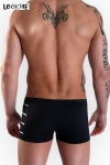 Boxer Gay Noir en Lycra Moulant Roadster Boxer Gay Noir en Lycra Moulant Roadster